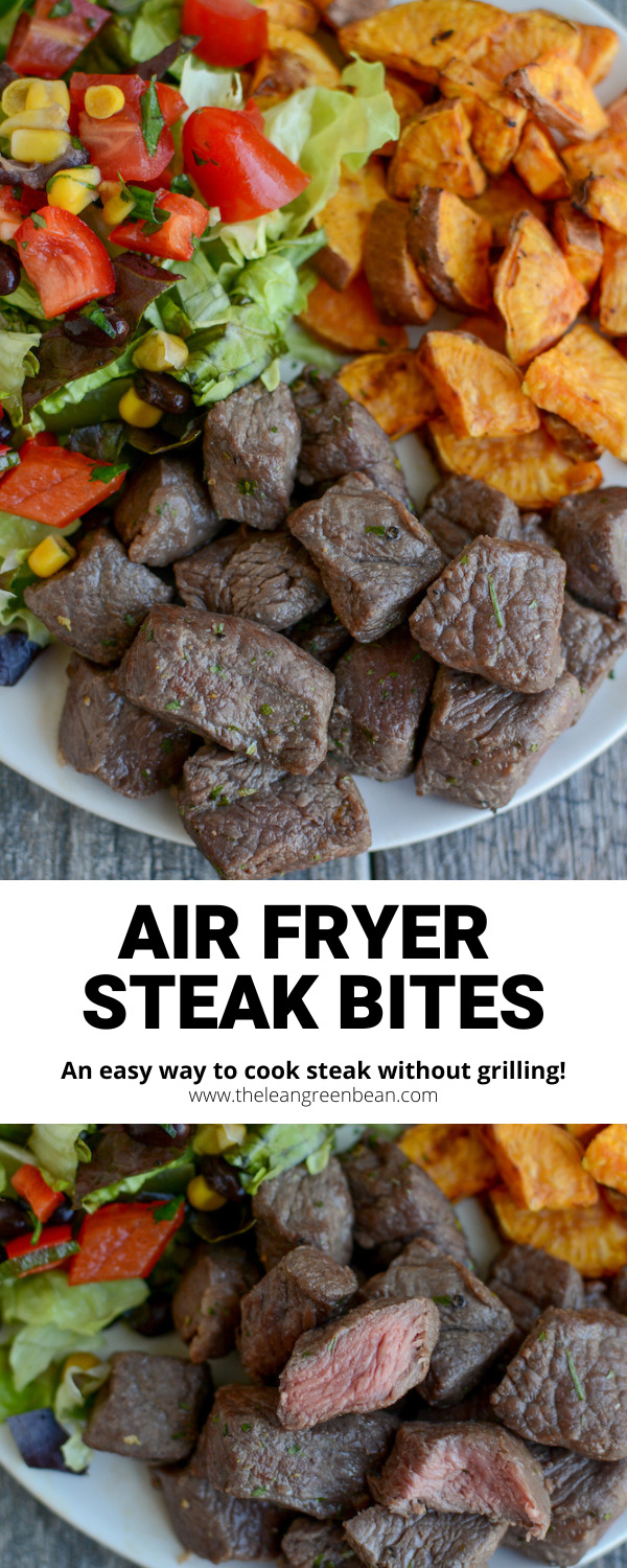 Best Air Fryer Steak Bites 8 An easy and delicious way to cook steak without the grill- air fryer steak bites!
