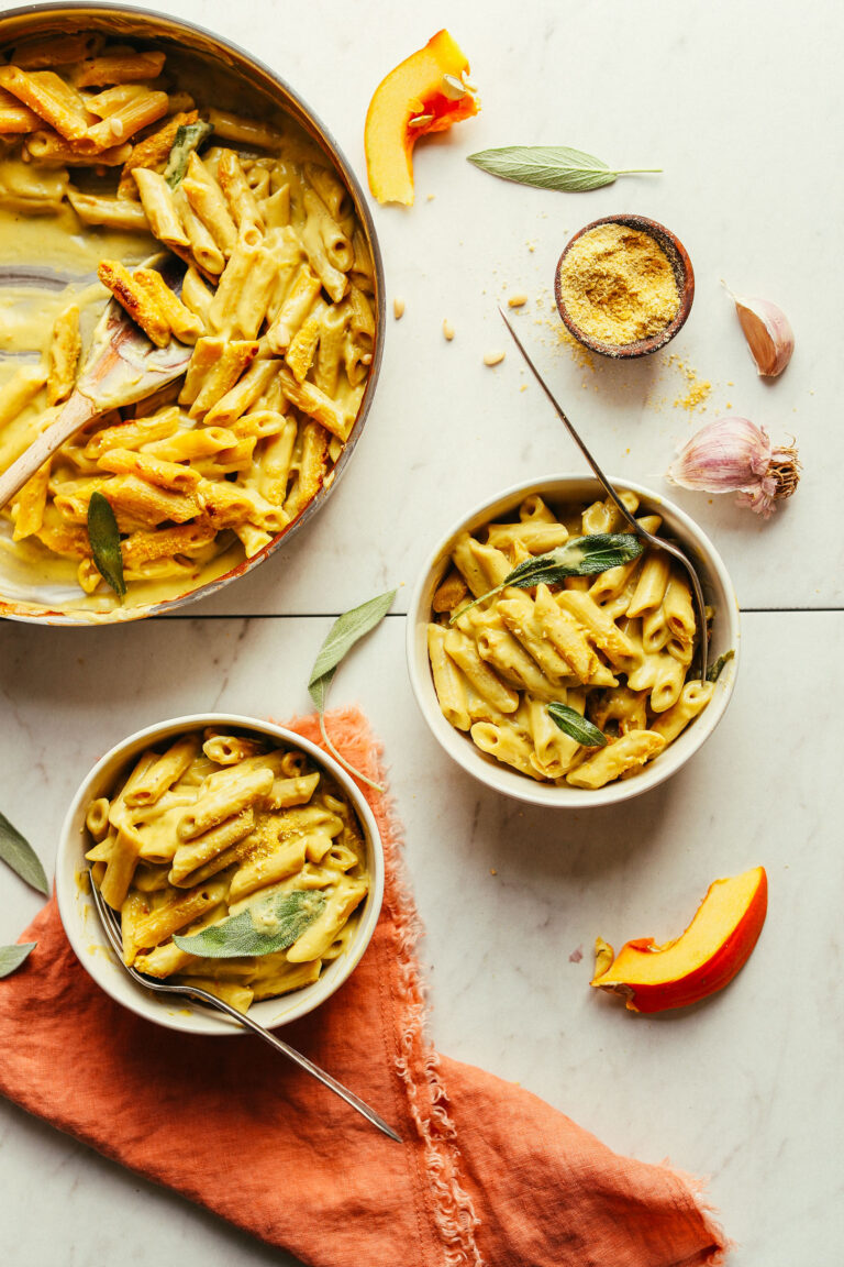 30 Healthy Pumpkin Recipes 11 easy canned pumpkin recipes - vegan pumpkin mac and cheese