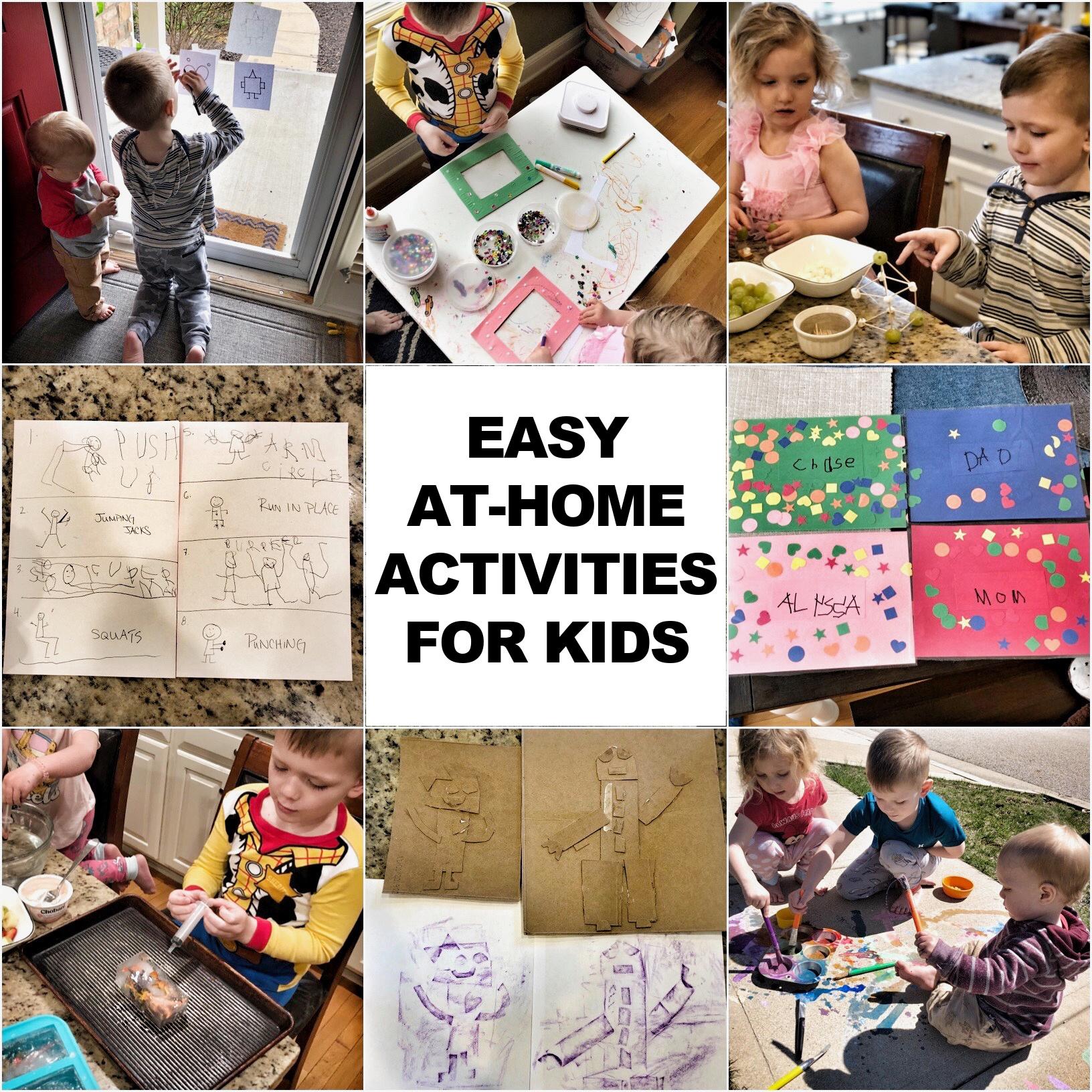 At-Home Activities For Kids 1 Easy At-Home Activities For Kids