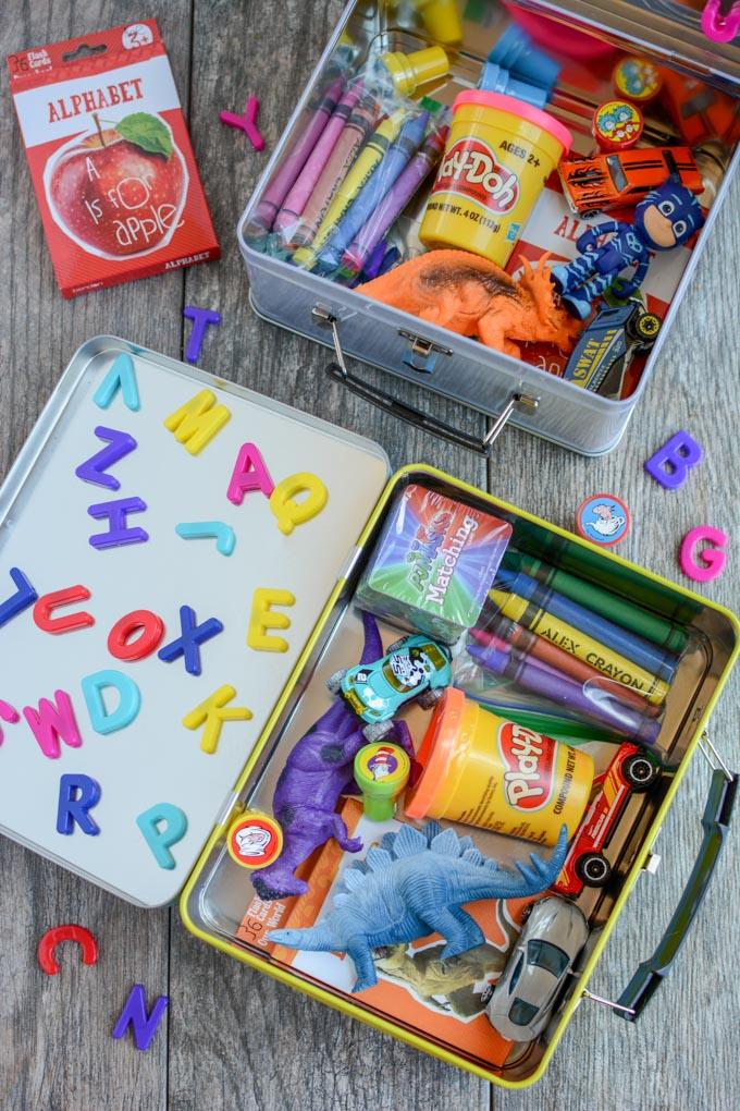 How To Make A Busy Box For Toddlers 2 Learn how to make a busy box for toddlers. These boxes are easy to customize and perfect for keeping toddlers occupied at a restaurant, on a plane, while mom is nursing and more!