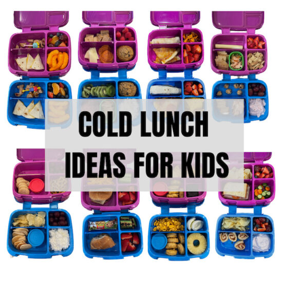 COLD LUNCH IDEAS FOR KIDS