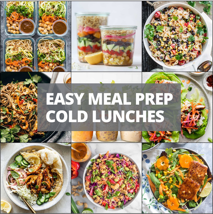 Easy Meal Prep Cold Lunches for Work 1 easy meal prep cold lunches that are great for work