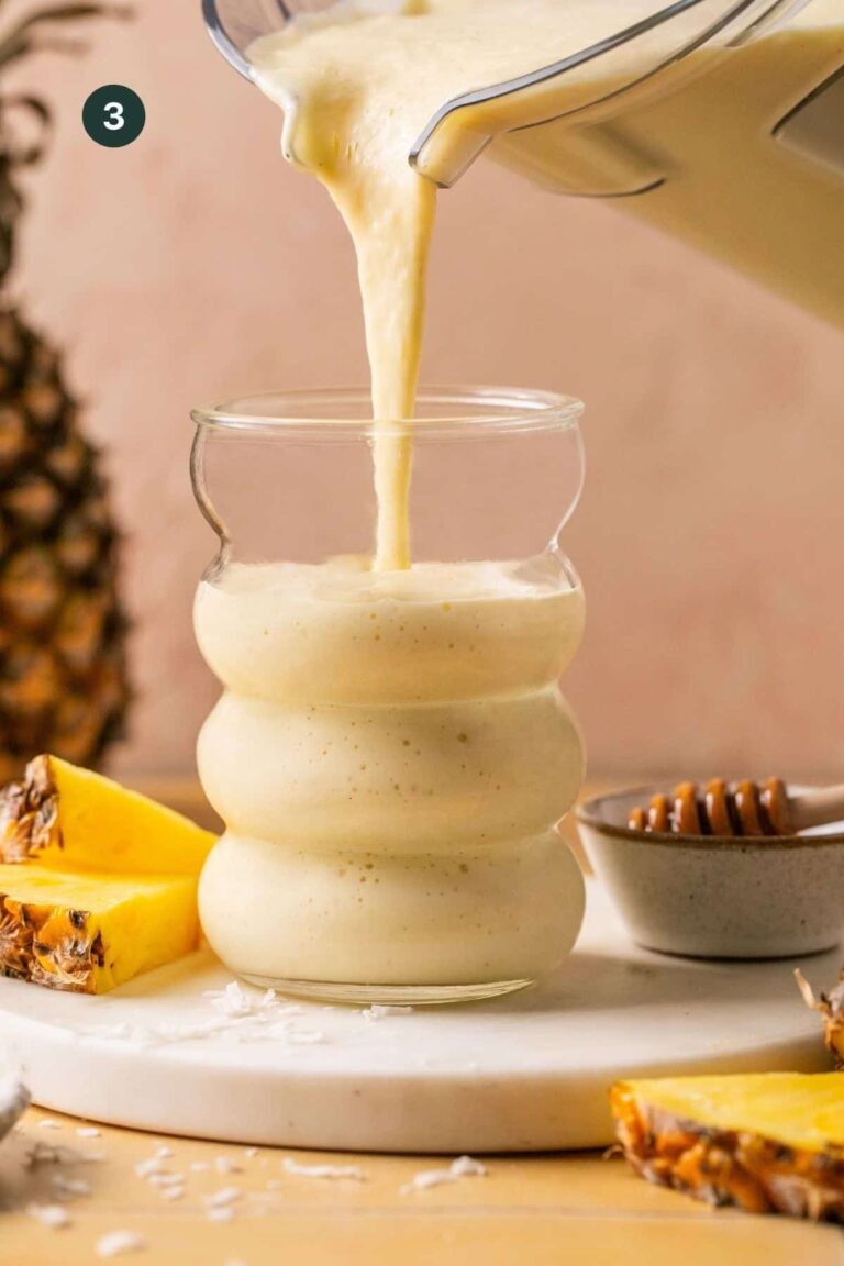 tropical cottage cheese smoothie