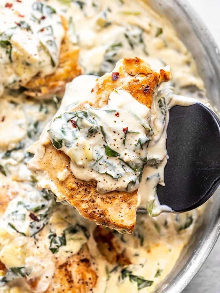 Spinach artichoke pasta