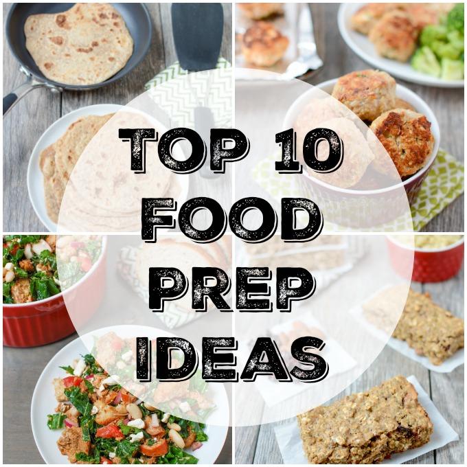 Here are the Top 10 Foods For Sunday Food Prep! Prep these individual meal components ahead of time and combine them throughout the week into quick healthy meals your family will love.