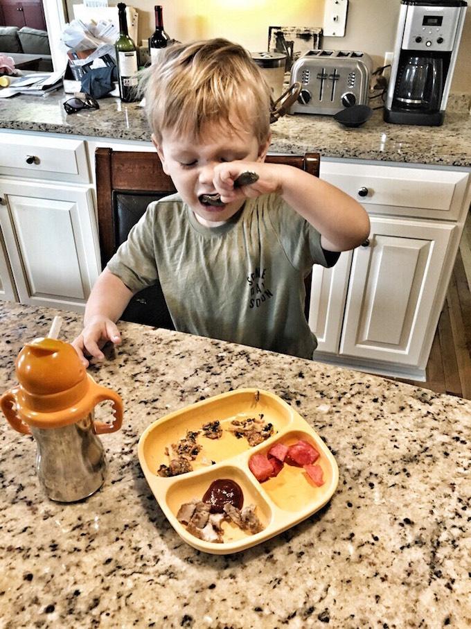 Why My Toddler Doesn't Always Eat What I Eat 2 toddler eating