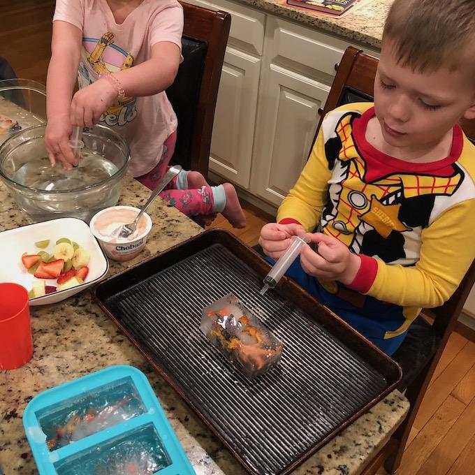 At-Home Activities For Kids 5 free the dinosaurs from ice