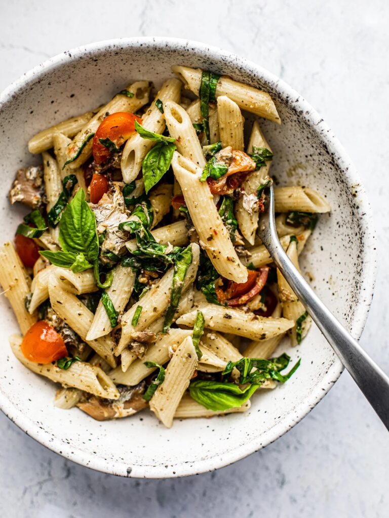instant pot pasta with sardines