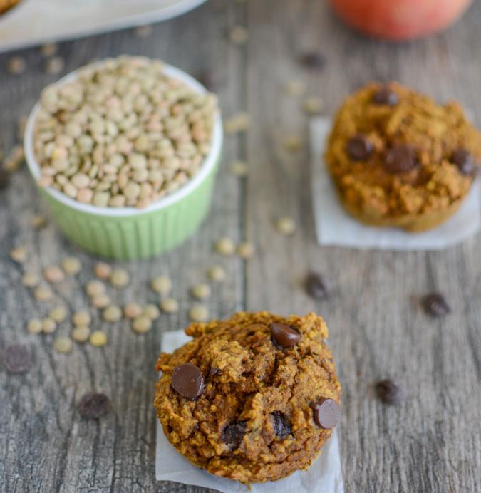 30 Healthy Pumpkin Recipes 6 pumpkin apple lentil muffins - can pumpkin recipes healthy