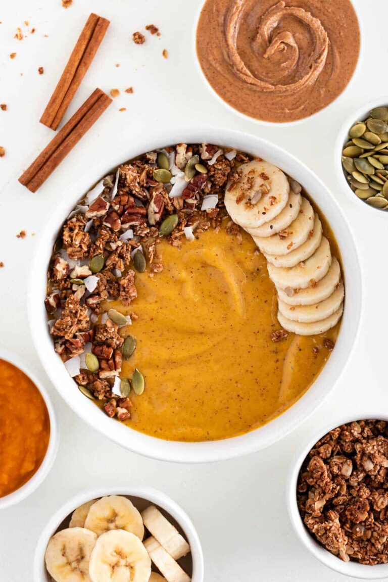 30 Healthy Pumpkin Recipes 18 pumpkin pie smoothie bowl recipe canned pumpkin
