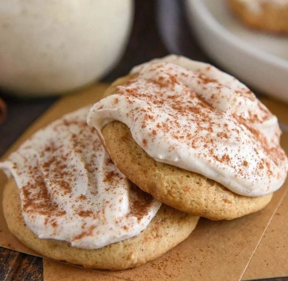 20+ Baked Sweet Potato Dessert Recipes 5 sweet potato cookies with cream cheese frosting
