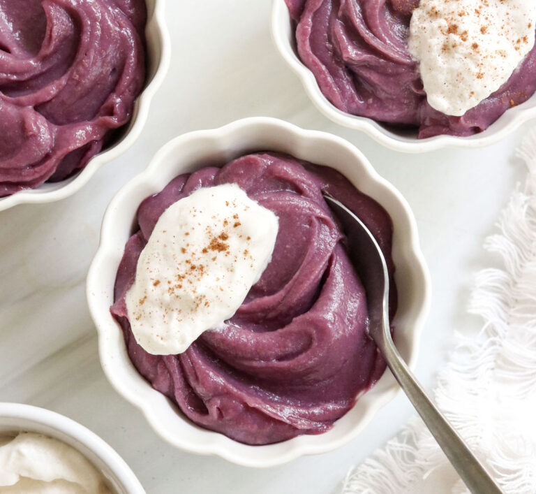 20+ Baked Sweet Potato Dessert Recipes 15 purple sweet potato pudding