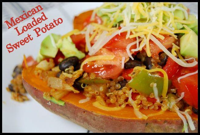 A easy weeknight dinner! These vegetarian Mexican Loaded Sweet Potatoes come together quickly and are easy to customize! A easy weeknight dinner! These vegetarian Mexican Loaded Sweet Potatoes come together quickly and are easy to customize!